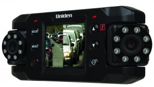 Dashcam has a sharp focus