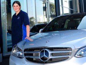 Taylors Lakes apprentice home and happy in Mercedes Benz vamp