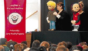 Camp Quality puppets bring healthy dose of laughter to deadly serious topic