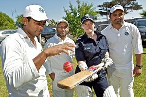 Cops pitch in to promote peace and understanding