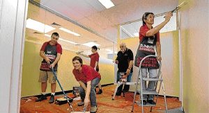 Lick of paint makes a home for charity