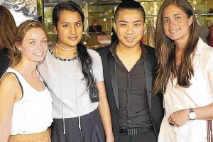 Fashion designer follows in mother’s footsteps