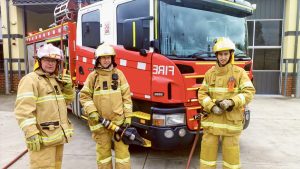 Fireys fire up for open day at Caroline Springs