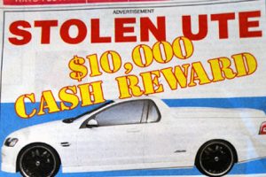 Crims targeting tradie utes and number plates