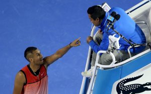 Unhappy with the playlist, Nick Kyrgios bows out