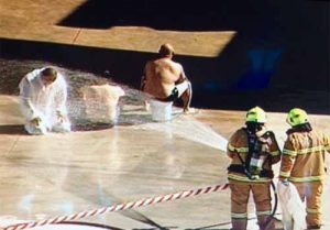 Workers exposed at Deer Park HAZMAT incident