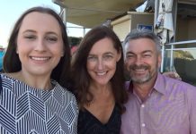 Missing woman Karen Ristevski with her daughter and husband