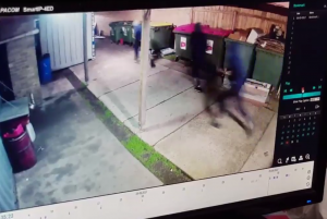 Keilor bakery broken into by gang of three men, one armed with a knife