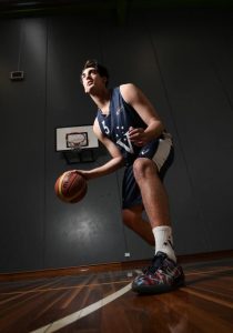 Young hoop Paul Tsapatolis leads by example