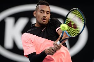 Nick Kyrgios goes down swinging