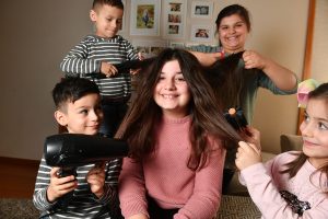 Bad hair day for a good cause