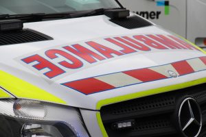 Man taken to hospital