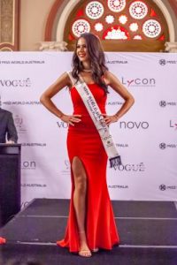 Beauty queen aims for crown