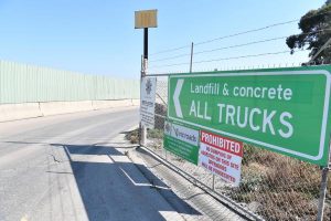 Landfill fires impacting school