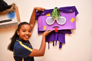 From behind the mask