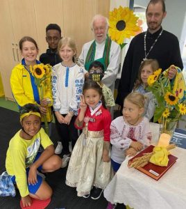 Mother of God School show solidarity for Ukraine