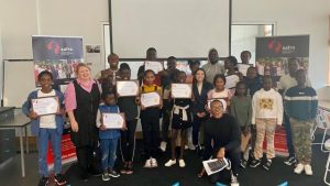 Young people celebrate end of program