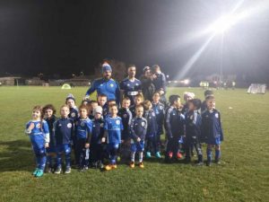 Shining under lights