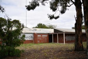 Third fire in three months at old school campus