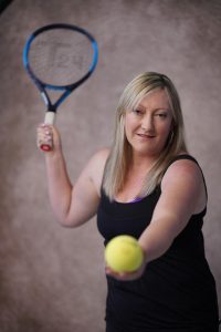 Ace blind tennis star honoured