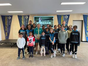 Georgia Wareham cricket clinic