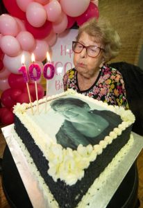 Good genes and ‘a bit of luck’ sees local turn 100