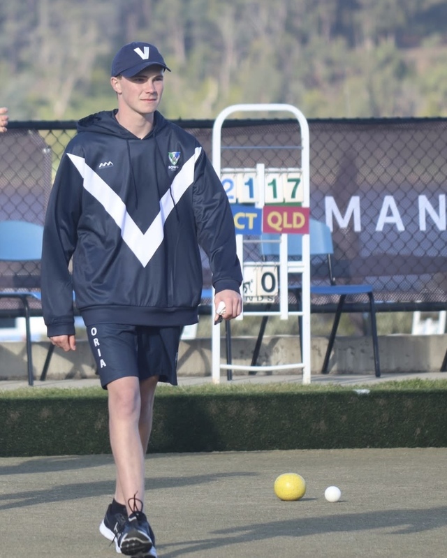 Harry a bowls rising star