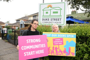 Neighbourhood houses at risk