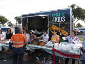Food van celebrates Christmas