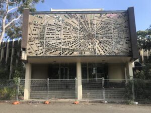 Partial demolition underway