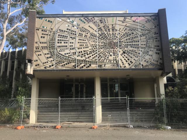 Partial demolition underway