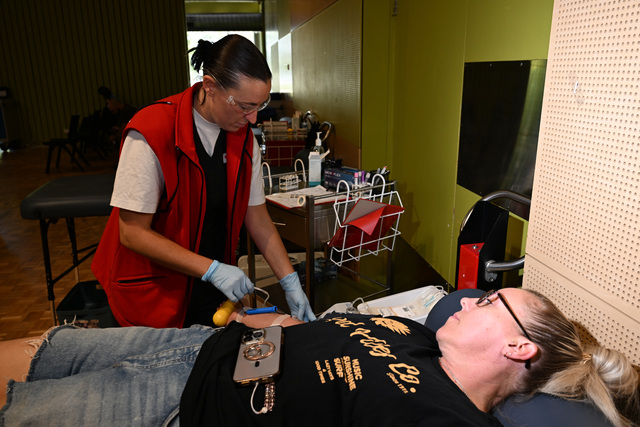 Blood donation pop-up