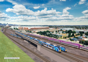 Airport rail works commence