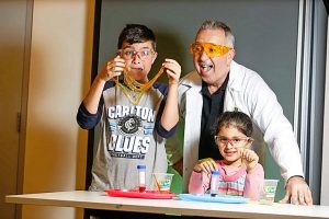 Youngsters gets slimey during school holiday activities