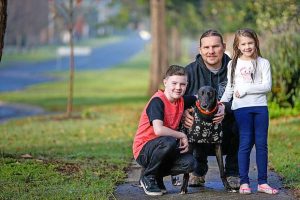 Ebony the greyhound finds a new family with GAP