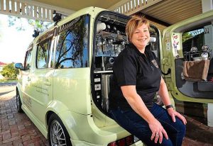 Sunshine resident Karen George on becoming “the coffee lady”