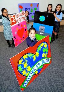 Pupils’ murals for Joan Kirner Women’s and Children’s Hospital