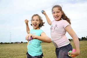 Getting colourful with the Derrimut YMCA crew