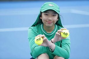 Open for fun at the tennis