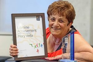 Mary Vella recognised for service