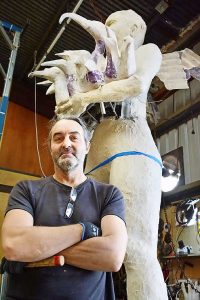 Brooklyn artist busy making eight, three-metre sculptures