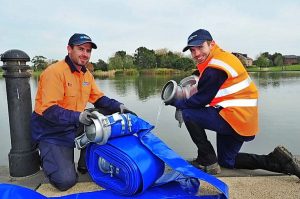 Caroline Springs lake springs to life