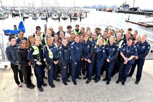 Female crew marks 100 years of women in policing