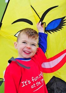 Kites ready for flight
