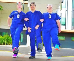 Jessica fits in a walk