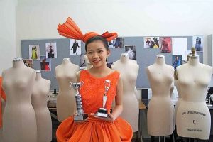 A fashion star in the making