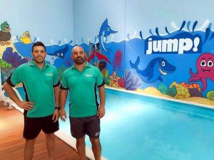 Oh baby, get swimming