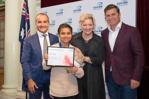 Young hero keeps her cool