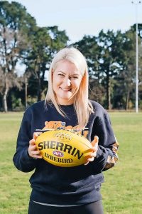 This girl can play sport