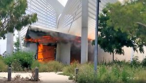 Ecoville Park struck by fire